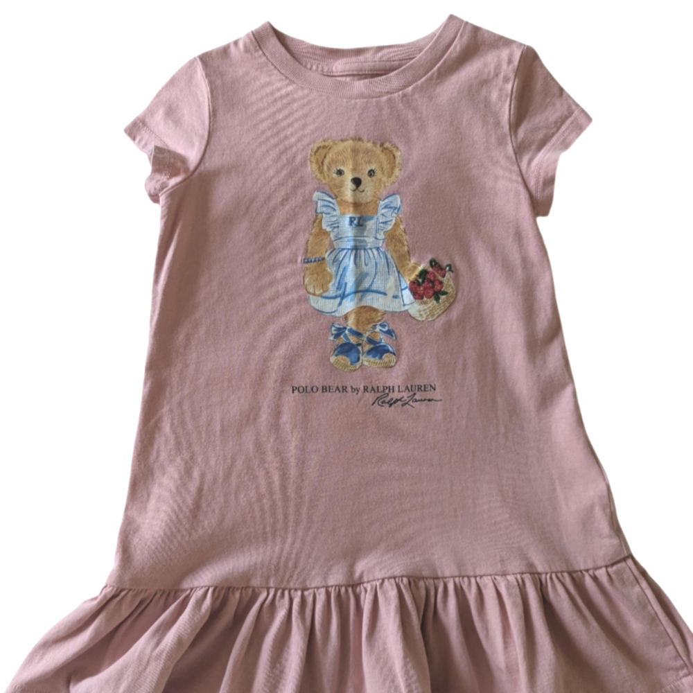 Polo Ralph Lauren Blush Polo Bear Dress